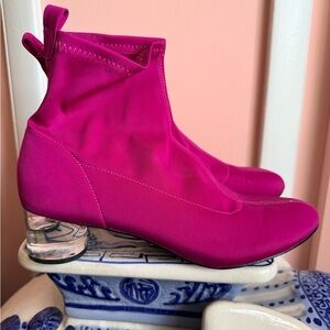 Stylish Pink Ankle Boots